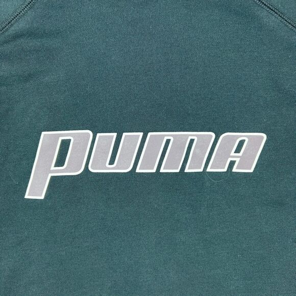 Puma Hoodie Mens‎ Small Black Full Zip Hooded Sweatshirt Jacket Spellout Logo - Picture 9 of 15